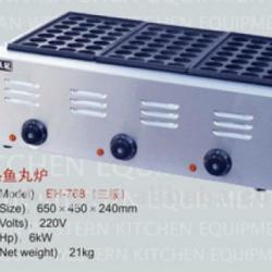 Stainless Steel Electric Fish Pellet Grill /Takoyaki Machine (EH-768)