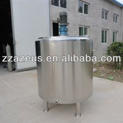 Stainless steel milk cooling and heating tank with mixing,warm-keeping,storage and sterilization function