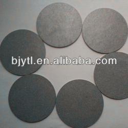 Stainless steel powder sintered filter plate sheet disc ISO2001