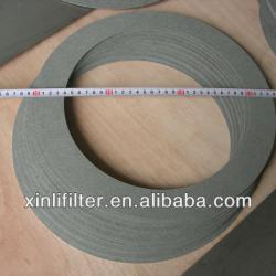 Stainless steel sintered fiber felt filter plate