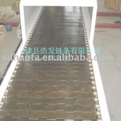 stainless steel slat conveyor belt