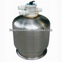 Stainless steel swimming pool water sand filter made in china