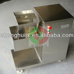 stainless steel vertical type meat cutter in a medium size