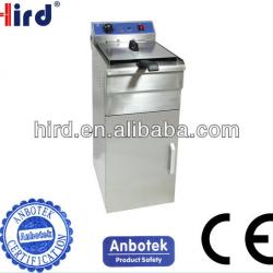 standing electric fryer with cabinet