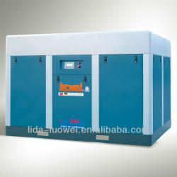 Stational belt-driven screw air compressor