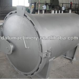 Steam heating autoclave machine in textile or wood impregnation