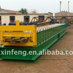 Steel decking panel forming machine