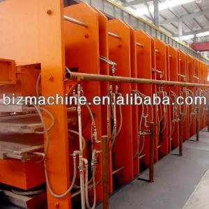 steel (fabric) core conveyor belt vulcanization line