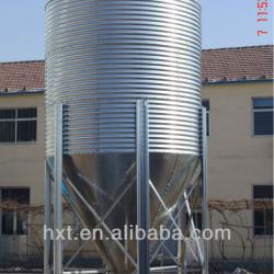 Steel Silo For Plastic Pellet Storage With Steel Hopper Bottom