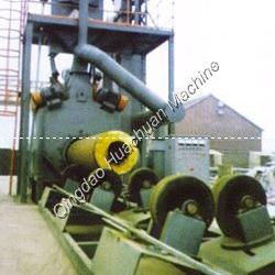 steel tube shot blasting machine