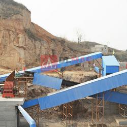 Steeply inclined mining belt conveyor system with high quality