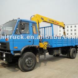 Stiff boom crane truck 6.3Ton