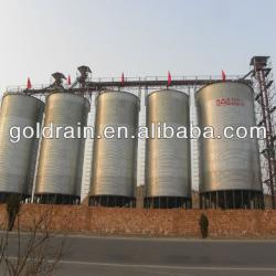 Storage metal grain storage silo