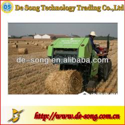 Straw baling bundling machine