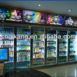 Supermarket Open Type Beer Soft Drink Display Cooler