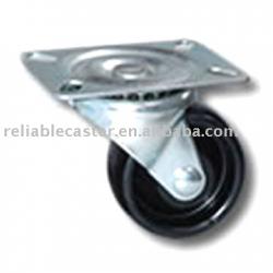 Swivel rubber caster