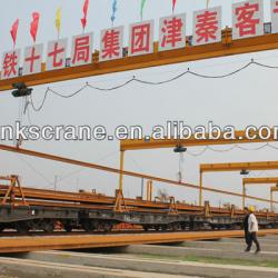 synchronous lifting crane for long rail