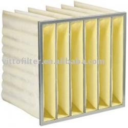 Synthefic fiber pocket filter,Medium efficiency anti-static pocket filter