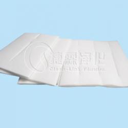 Synthetic fiber pocket filter