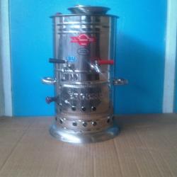 Tea samovar with charcoal or firewood