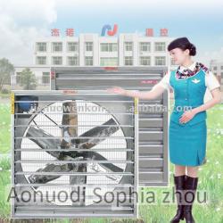 Temperature controlled air clearing fan