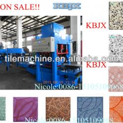 Terrazzo floor tiles machine