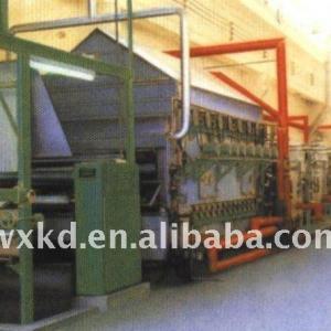 Textile open-width developing and soaping machine