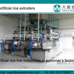 thin and long artificial rice making machine