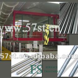 threaded rods electroplating equipment/machine/line