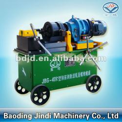 Threading machine for rebar/steel rod