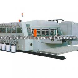 THREE COLOR WATER BASE INK PRINTING SLOTTER MACHINE