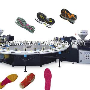 three colour plastic sole injection molding machine