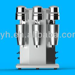 Three heads milk shake machine