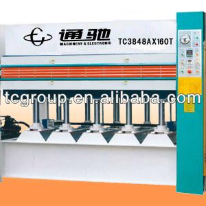 Three Layers Hydraulic Hot Press Machine In Woodworking