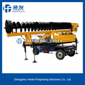 three walking ways,360 revolution HF-360 auger drilling machine, easy operation