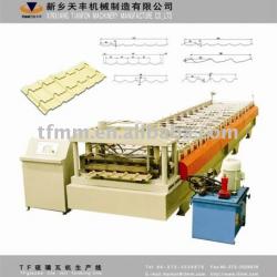 Tile roll forming machine