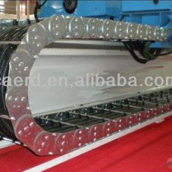 TL series steel cable chain with 3 chain board for hydraulic pipes