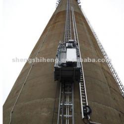 Top quality frequency conversion hoist with single cage construction hoist