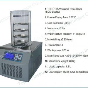 TOPT-10A Tea Lyophilizer with Small Capacity