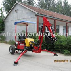 towable backhoe excavator