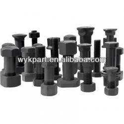 Track bolt and nut segment bolts split master bolts for excavator bulldozer