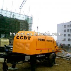 Trailer-mounted coarse aggregate concrete concrete pump(electrical Motor) HBT60.8.75ZL