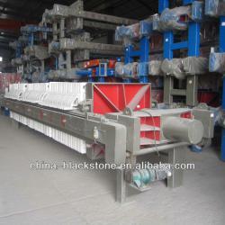 treatment of waste water treatment filter press