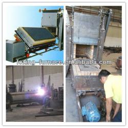 trolley type glass bending furnace