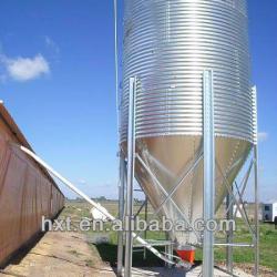 TSE manufacturing Corrugated Steel Grain Silo, cone bottom silos, 1000t poultry small silo