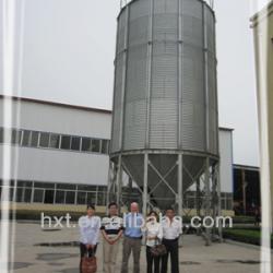 TSE manufacturing Corrugated Steel Grain Silo, cone bottom silos, 1000t silage bags