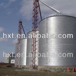 TSE manufacturing Corrugated Steel Grain Silo, cone bottom silos, 750t corn storage silo