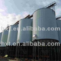 TSE manufacturing.Farm and flour mill storage grain, silos for feed mill