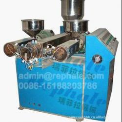 Tube extruding machine. beverage tube making machine,ice cream stick making machine,sugar stick making machine,pen holder machin