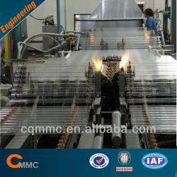 Tube glass furnace machinery production line plant